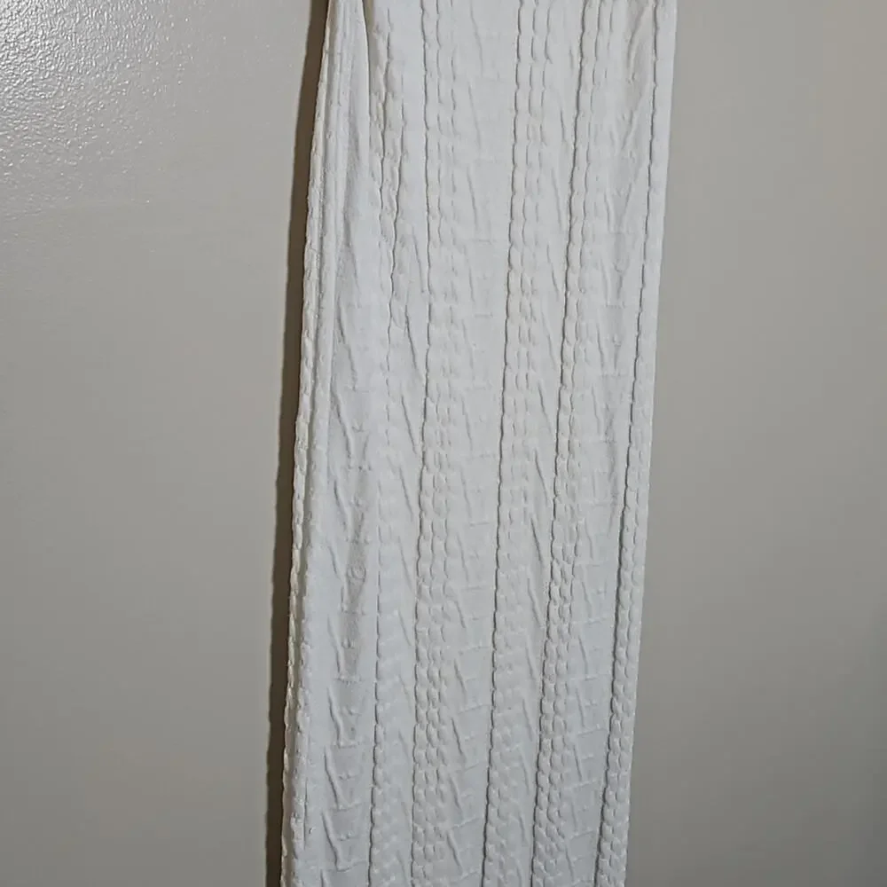 Zara Cable Knit Jacquard Sweater Dress Sz Medium - Picture 5 of 13